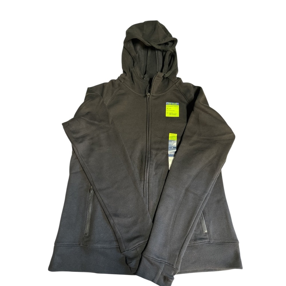 NWT Tek Gear Men Hoodie Jacket Green Ultra Soft Fleece Full Zip Size‎ Small